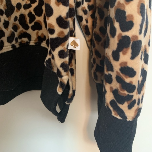 Kate Spade Cheetah Print Velour Top, size XXL - Picture 4 of 8